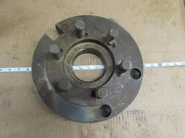 12" Lathe Face Plate Driver Plate Cam Lock D1-8 NOS 3-3/4" Thru Hole 12" Lathe Face Plate Driver Plate Cam Lock D1-8 NOS 3-3/4" Thru Hole