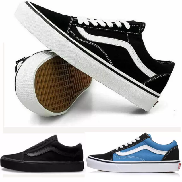 Men's Women's VAN Classic OLD SKOOL Low Canvas sneakers Sport Casual Shoes Hot