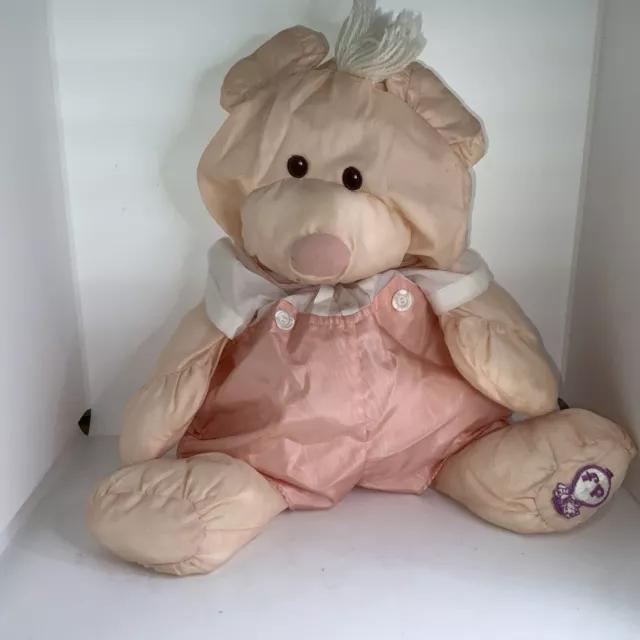 Puffalump 1986 Bear Cub Fisher Price Peach         e