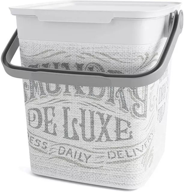 KIS De Luxe Waschmittelbox 9L, Waschmitteleimer leicht, Waschpulverbox tragbar