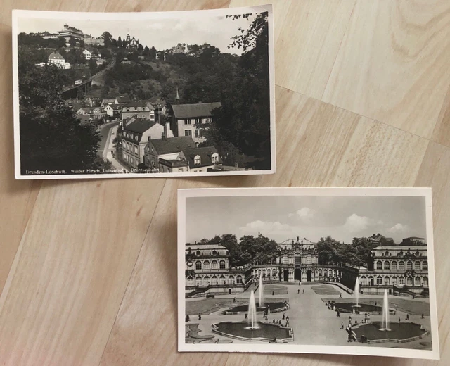 Alte AK Postkarten Dresden Weißer Hirsch Loschwitz Zwinger