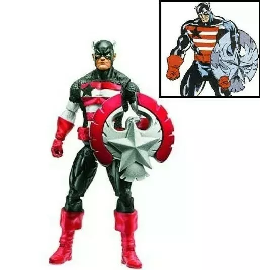 US Agent Star Blade Shield  Marvel Action Figure Captain America Comic Series