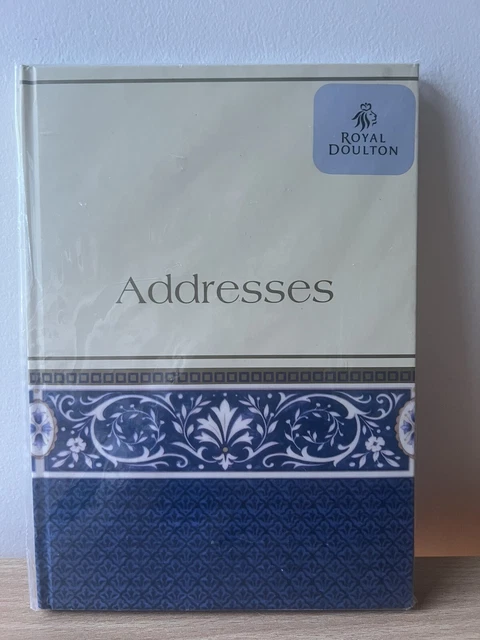 Vintage Royal Doulton Address Book Hardcover New And Sealed Archives 2002