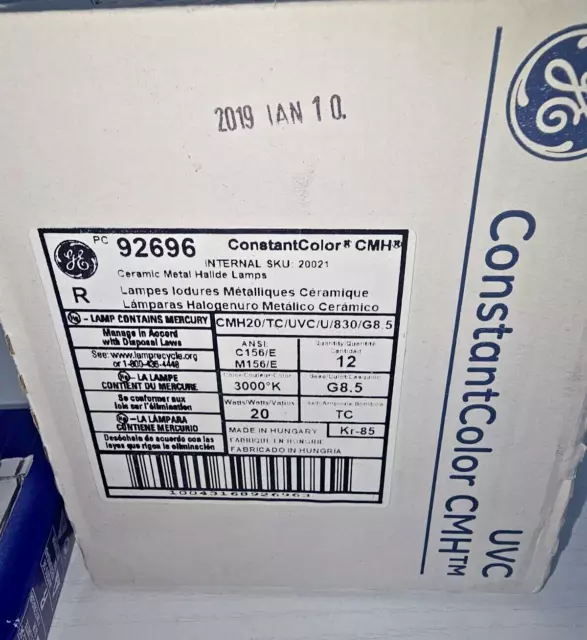 GE (92696) CMH20/TC/U/830 G8.5  ** Sold in a pack of 12 **