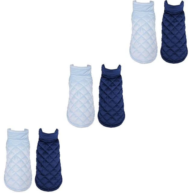 6 Pcs Costume De Chien Vêtements Pour Chiens Gilet D'hiver Chat
