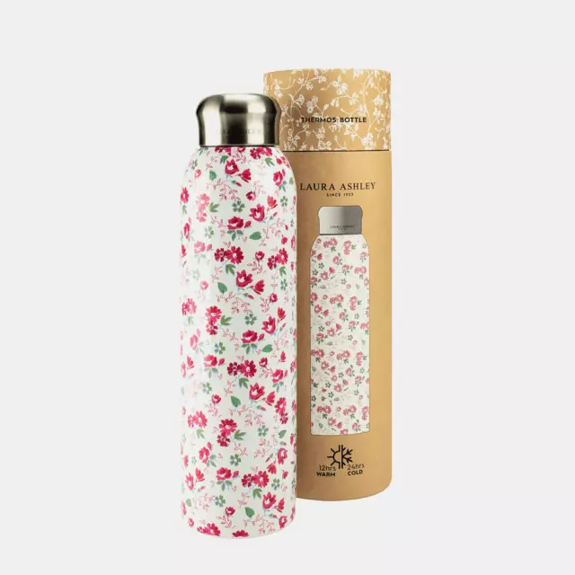 Laura Ashley 500ml Water Bottle. Petit Fleur Pink