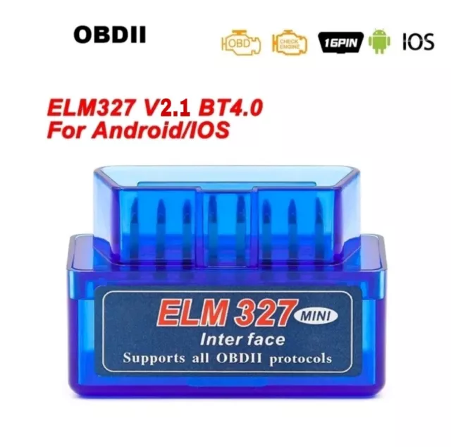 Elm327 Obd2 Scanner Diagnosi Auto Obdii Bluetooth Diagnostica Per Android Ios