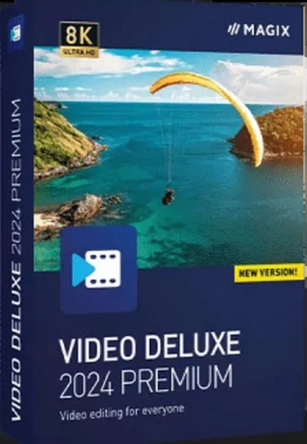 MAGIX VIDEO DELUXE PREMIUM 2024 - software editing video - PC Windows