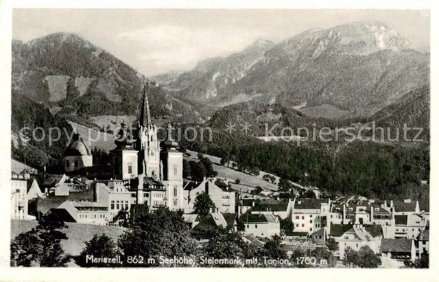 73807066 Mariazell__Steiermark_AT Panorama mit Tonion