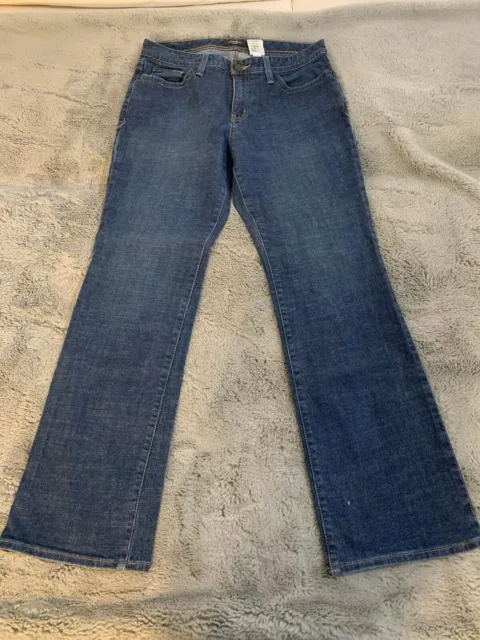 Eddie Bauer Denim Size 10 Women's Bootcut Curvy Fit Jeans Pants Blue Cotton