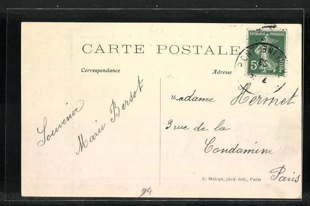 CPA Joinville-le-Pont, le Quai de la Marne et le Pont un jour de fete 2