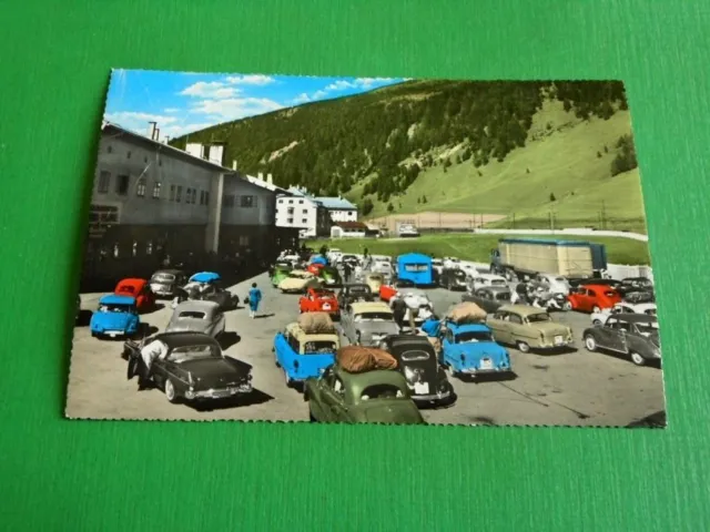 Cartolina Brennero / Brennerpass - Valico stradale - Uscita dall' Italia 1955 ca