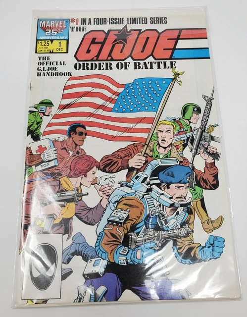 The G.I. Joe Order of Battle Comic Book #1 Marvel Comics 1986