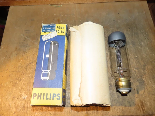 Lampe Projection PHILIPS 6V 5A – BA21S – Pour Projecteur Film Fixe – Ouverte