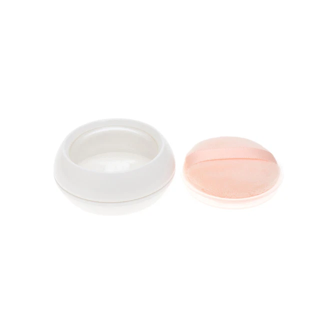 2 piezas contenedor vacío de accesorios cosméticos en polvo de maquillaje