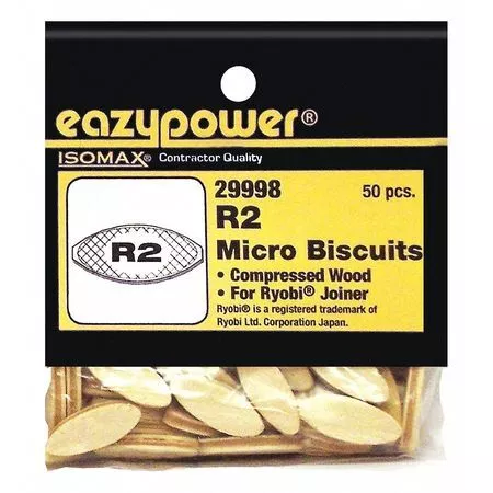 Eazypower 29998 Mini Joiner Biscuits, R2, Pk50