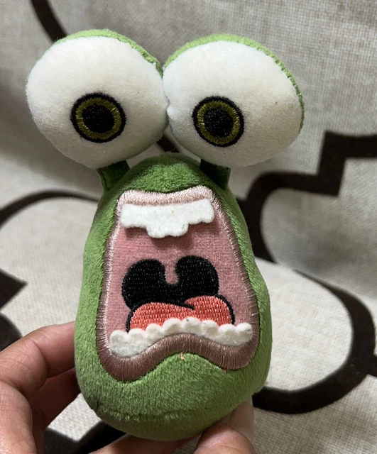 FLUSHED AWAY GREEN Slug Plush W/ Tag 5" Dreamworks Stuffed Animal Toy