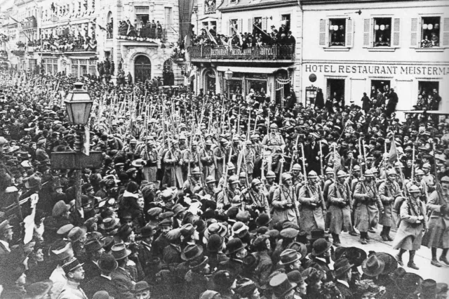 WW1 - Entrée des Français à Colmar en novembre 1918