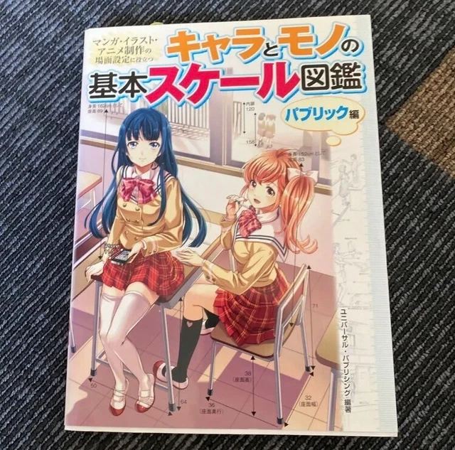 HOW TO DRAW Manga book Basic Scale of Character and Object encyclopedia