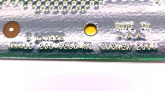 Cognex VM41B 203-0236-RC Frame Grabber Card, PCI, 26-Pin D-Sub, 20-Pin SCSI 2