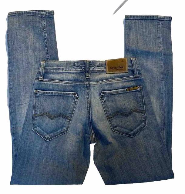 JEAN HOMME BLEU Delave Meltin Pot Modele Maner Taille Us 29 Fr 38.39 EUR 15 00 PicClick FR