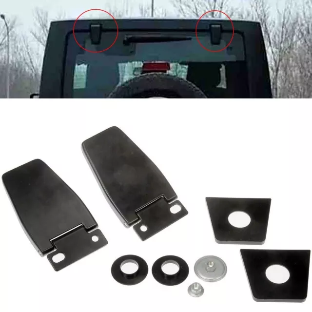 Exact Fit Liftgate Glass Hinges for Jeep Wrangler YJ TJ LJ 87 06 Rear Hatch