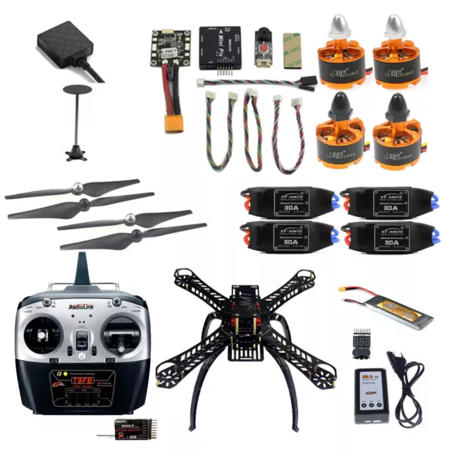 2.4G 8CH 310 330 360 RC Quadcopter ARF RTF Unassemble DIY Drone FPV w/Radiolink