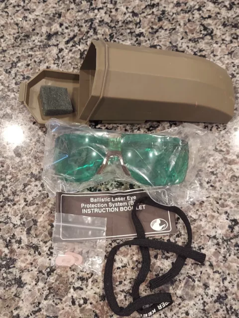 Military Issued Laser Glasses with Case AO-S2 Z87 NEW