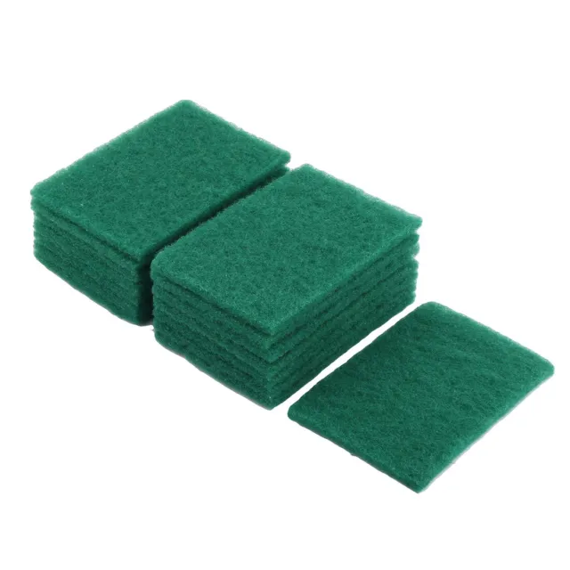 Esponja de limpieza lavado verde para menaje del hogar plato Tazón 15 pcs