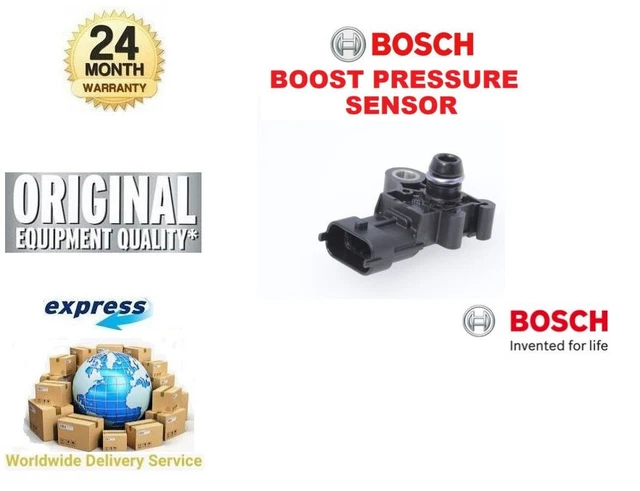BOSCH BOOST PRESSURE SENSOR for FORD TRANSIT Chassis 2.2 TDCi 4x4 2013 ...