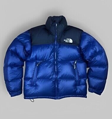 The North Face 1996 Nuptse Puffer Jacket in Blue Small
