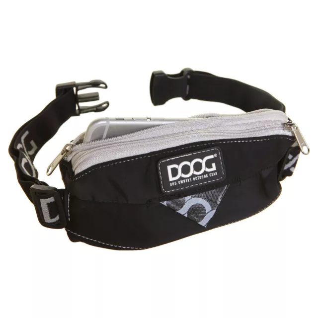 DOOG Ceinture de Walkie Mini- Stretch Noir, Ceinture / Sac de Snack, Nouveau