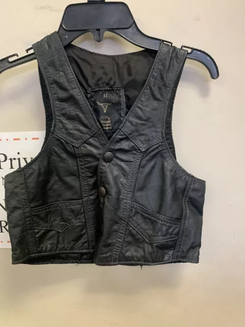 Vintage, 100% Leather Child’s Vest