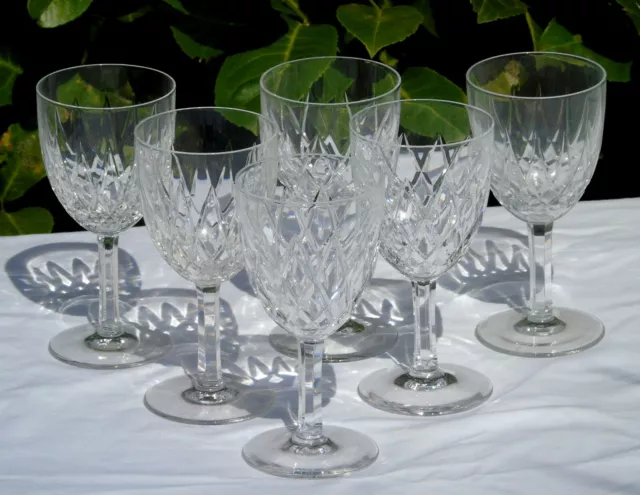 Villeroy et Boch - Service de 6 verres à vin rouge en cristal taillé