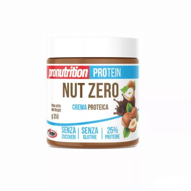 PRO NUTRITION NUT ZERO crema proteica alle NOCCIOLE senza zuccheri 350g