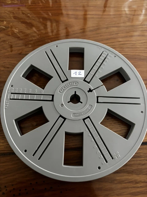 Bobine Super 8 POSSO Monopol 60 m avec film enfant Noël, famille 1966