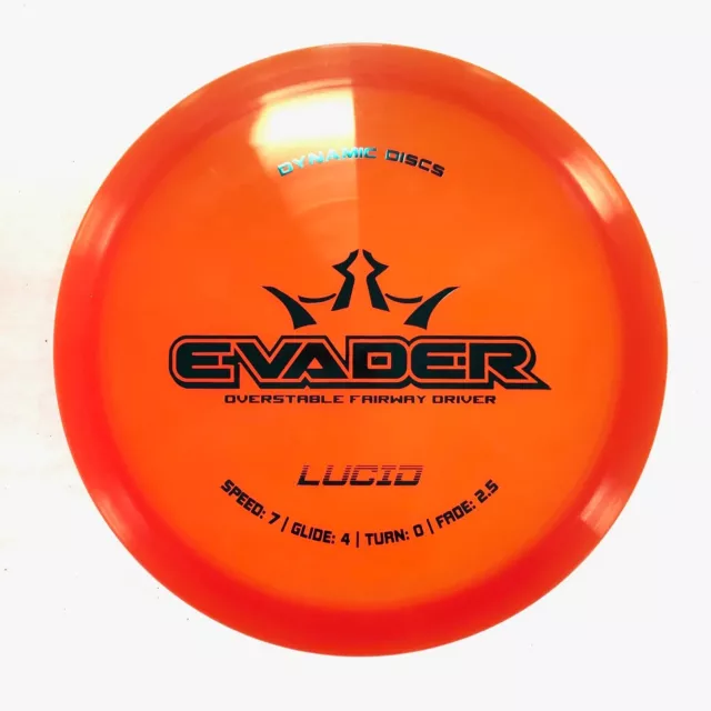 DISC GOLF DYNAMIC DISCS LUCID EVADER FAIRWAY DRIVER 174g ORANGE