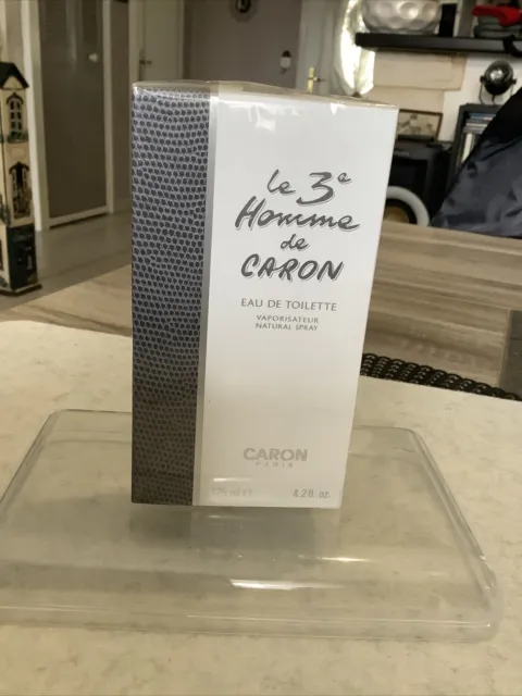 LE 3ème HOMME de CARON - EAU DE TOILETTE  125ml SPRAY - NEUF Sous BLISTER