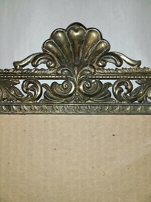Vintage Beautiful Ornate Brass Frame Made In Italy 5