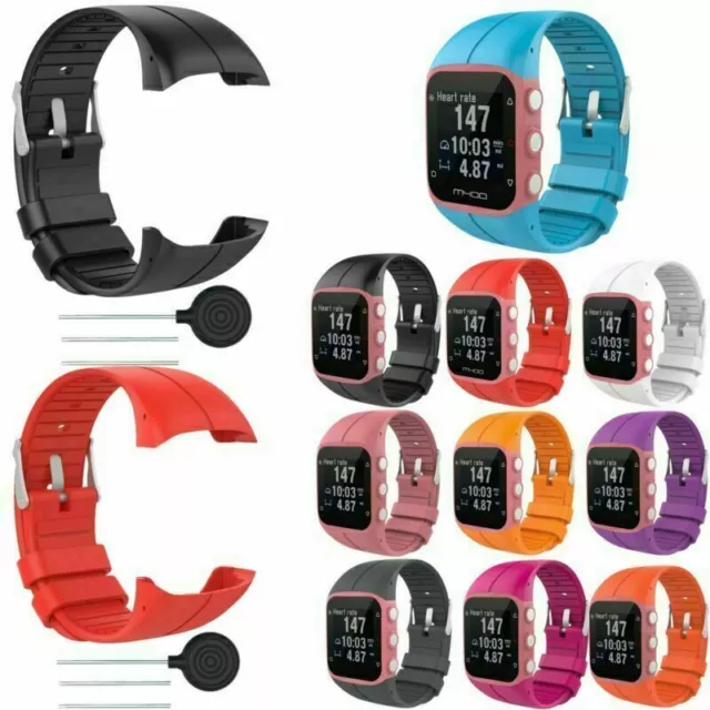 Souple En Silicone Sport de Remplacement Bracelet de Montre Pour Polar M400 M430