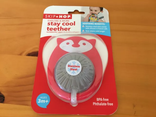 New Skip Hop Explore & More Stay Cool Teether Fox