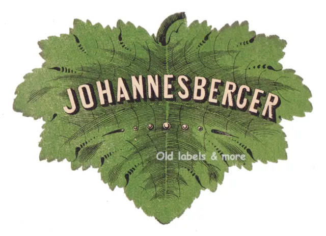x1109 Weinetikett JOHANNESBERGER wine label étiquette de vin