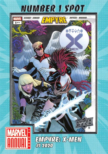 Marvel Annual 2020-21 (UD) NUMBER 1 SPOT Insert N1S-24 / EMPYRE: X-MEN #1 2020