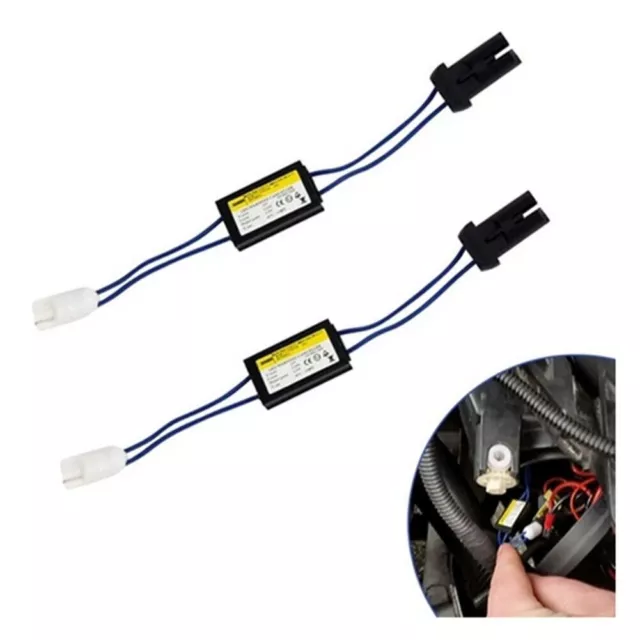 2X LED T10 Fehlerlöscher Lastwiderstände Lichter Nummernschild LED Decoder