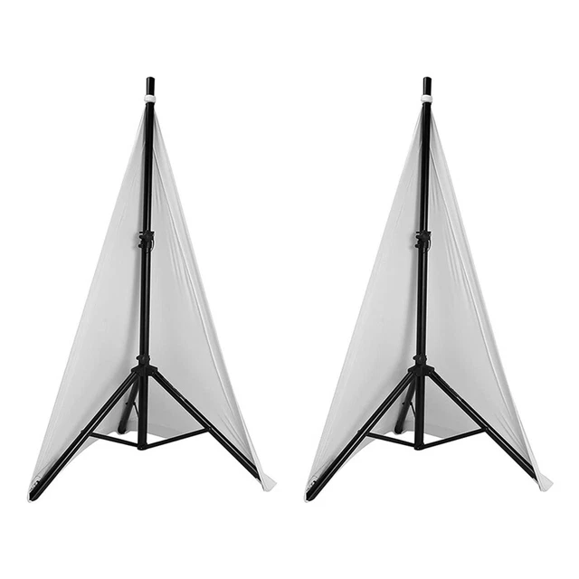 Universal Dj Light Speaker Stand Cover  Sided Tripod Stand Skirt Scrim2123