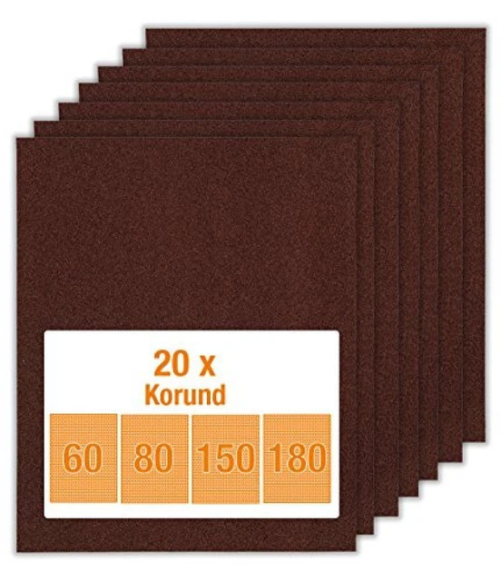 (TG. Korund) KWB carta abrasiva per legno e metallo, 810-960 - NUOVO