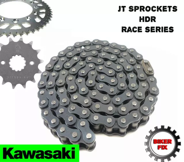 FITS Kawasaki EX250R F7F Ninja 250 R 2007 HDR Chain and Sprocket Set Kit