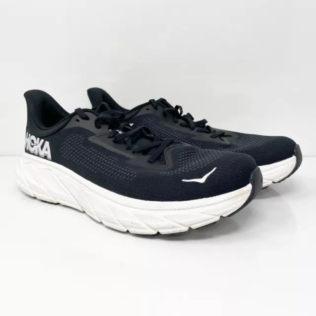 HOKA ONE ONE Mens Arahi 7 1147850 BWHT Black Running Shoes Sneakers ...