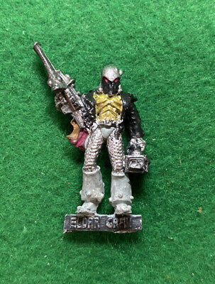 WARHAMMER 40K Eldar Crew Cassetta degli attrezzi Rogue Trader Games Workshop Cittadella in metallo 1980s 