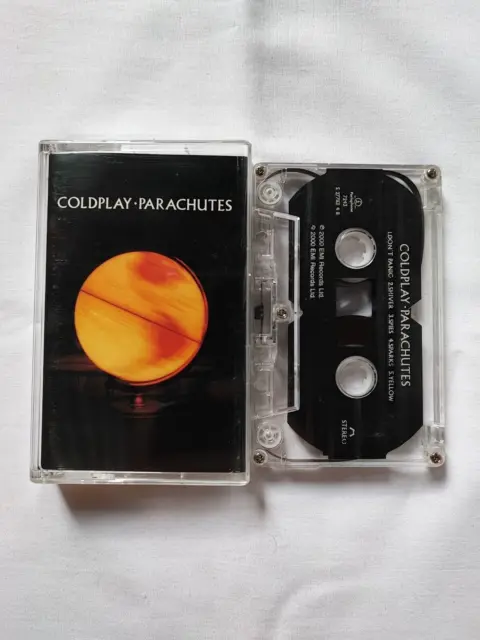 Coldplay Parachutes cassette tape